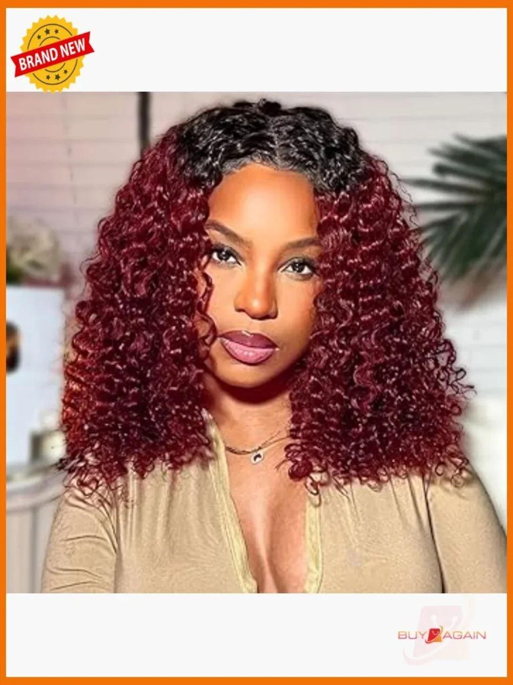 Deep Wave BOB Lace Front Wig Human Hair Glueless Wear Go 14in